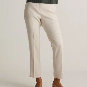 Quince Stretch Crepe Ankle Pants